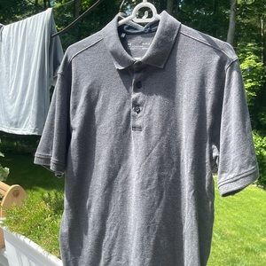 Under Armor Charged Cotton heat gear. Gray polo